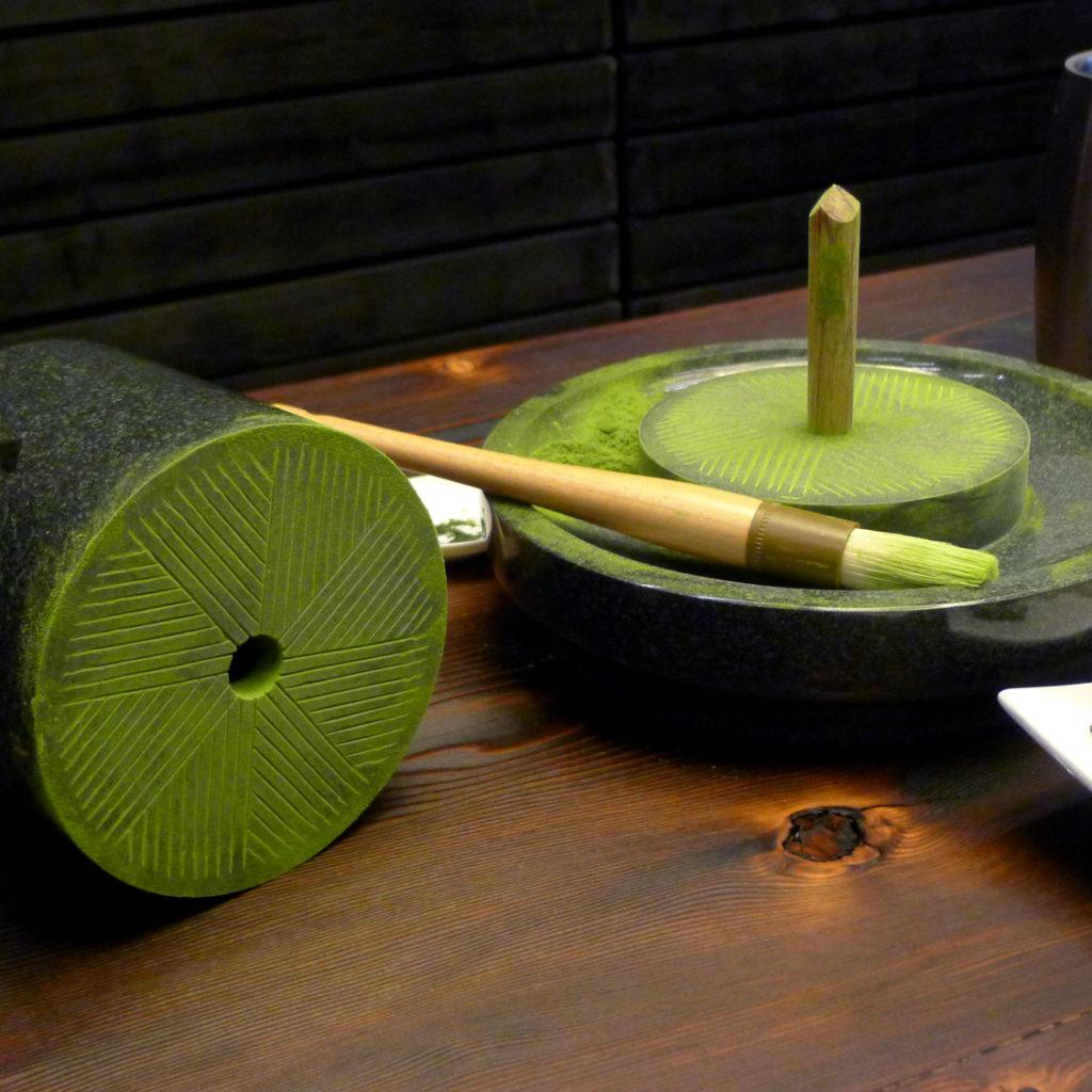 It takes an hour to grind 30g of Matcha